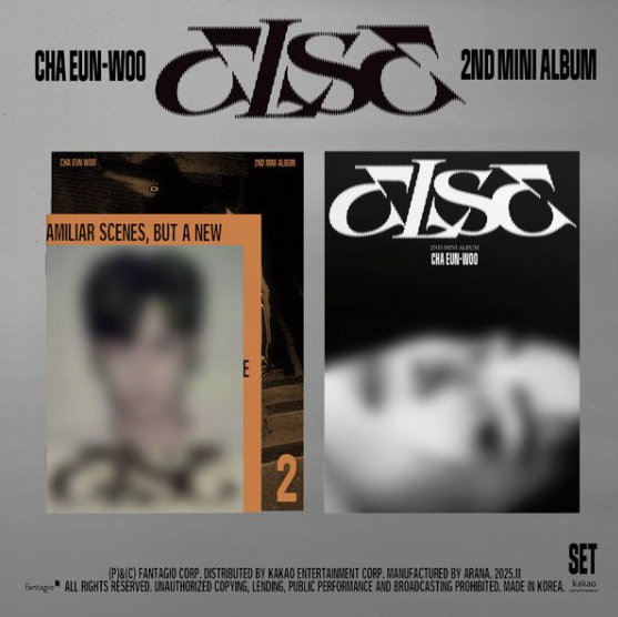 [PRE ORDER] [2CD SET] CHA EUN-WOO - 2nd Mini Album [ELSE]