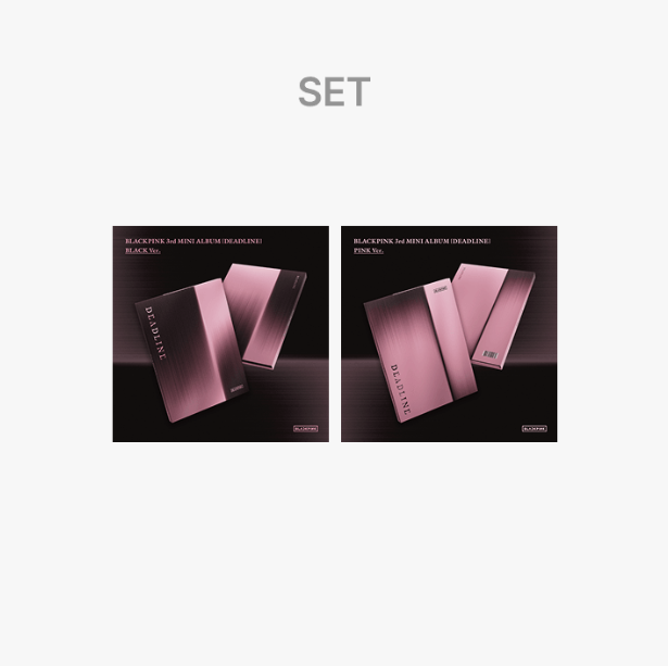 [PRE ORDER] BLACKPINK 3rd MINI ALBUM [DEADLINE] BLACK Ver. + PINK Ver. Set + POB