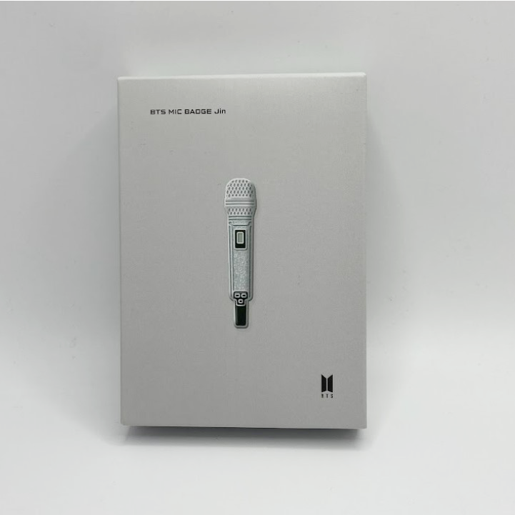 Hybe Insight BTS Mic Badge Jin