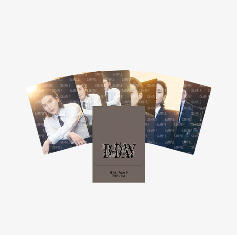 AGUST D TOUR ‘D-DAY’ MINI PHOTO CARD SET (SUGA VER.)