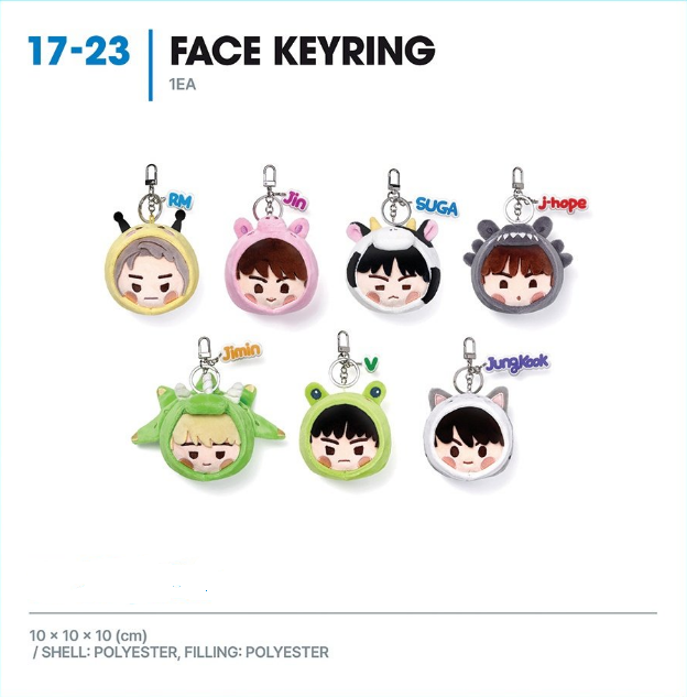 BTS ISLAND FESTA MERCH - FACE KEYRING [JHOPE]