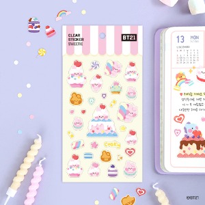 Clear Sticker Sweetie - COOKY