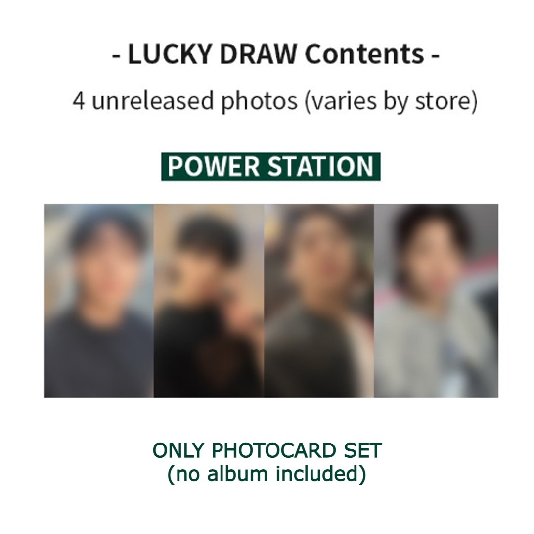 GOLDEN Lucky Draw Power Station (photocards only)