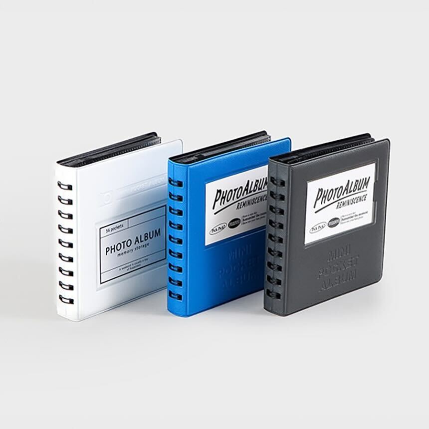 Mini Pocket Album 82x60mm (56 pockets) BLUE