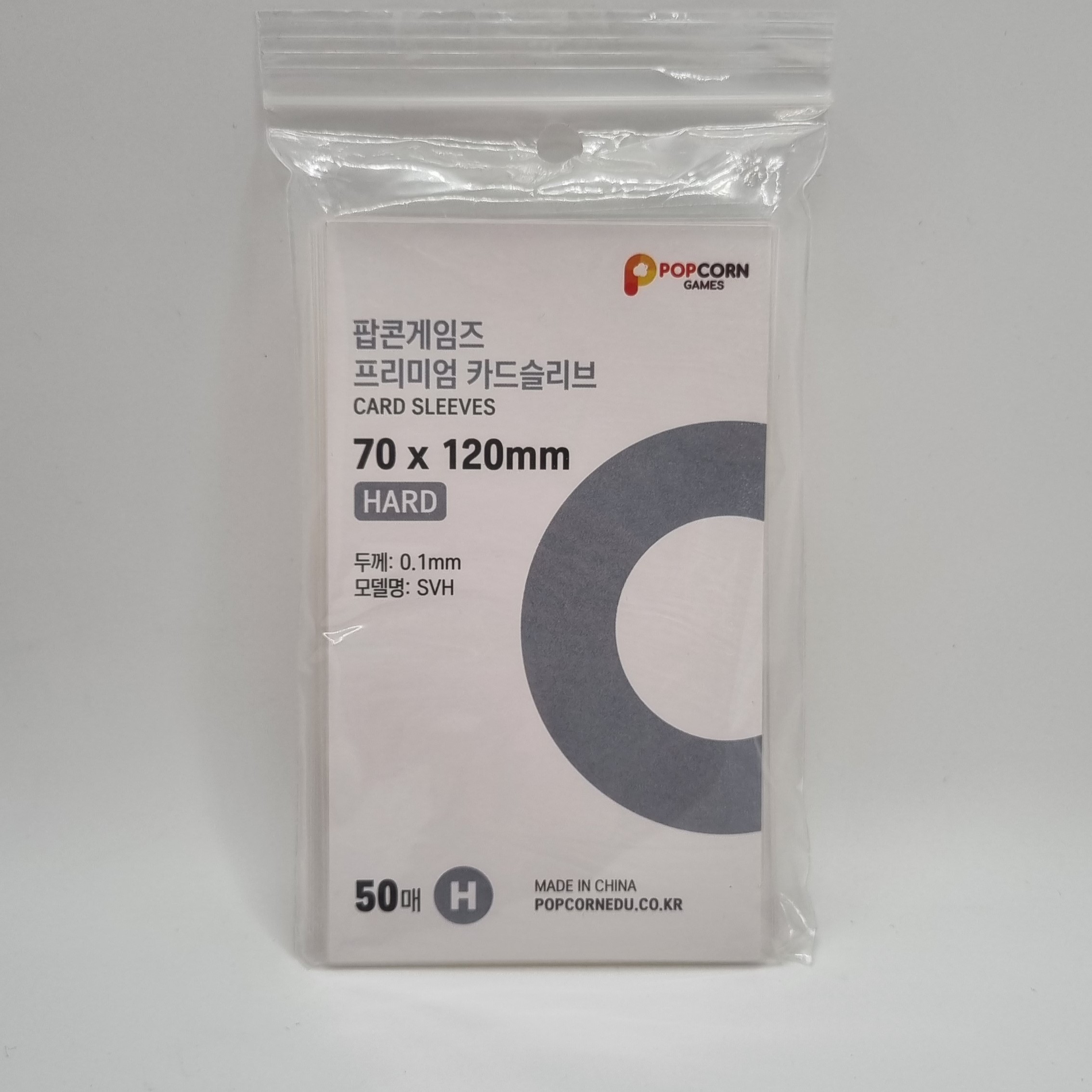 Photocard Sleeves Hard 70x120mm (Set of 10 packs - 50 pieces each) 