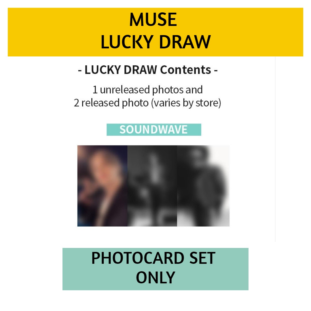 [Soundwave] Muse Lucky Draw Event Photocard Set 