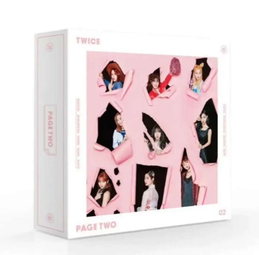 TWICE 2nd Mini Album PAGE TWO pink ver.