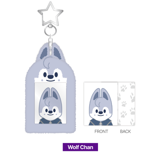 Stray Kids Wolf Chan トレカケース フォトフレーム Skzoo POPUP Store] Wolf Chan ID PHOTO HOLDER - Stray Kids