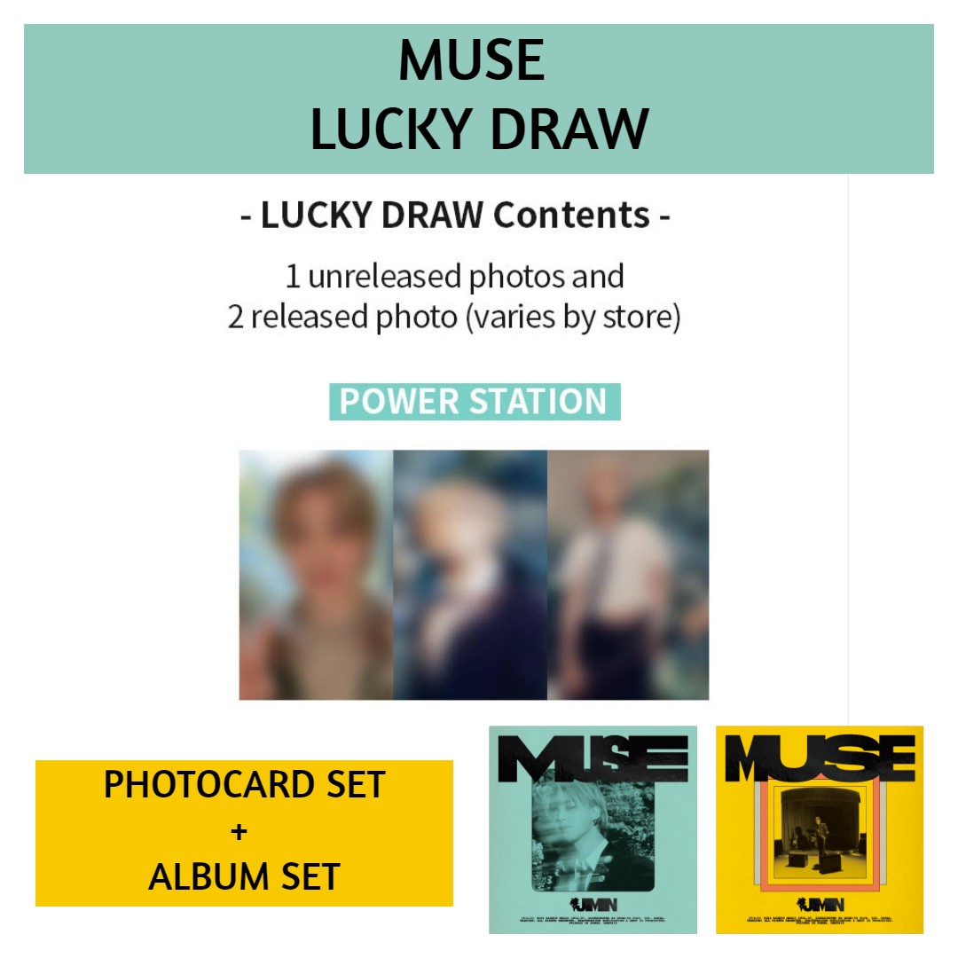 [Power Station] Muse Lucky Draw Event Album Set + PC Set
