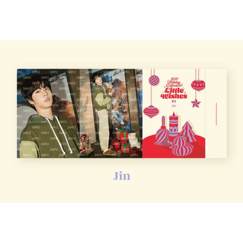 2021 HOLIDAY COLLECTION LITTLE WISHES 3-SIDED STAND PHOTO - Jin 