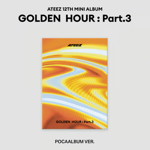 [ PRE ORDER ] [GOLDEN HOUR : Part.3] POCAALBUM (Random) +  ATEEZ OFFICIAL PLATFORM POB