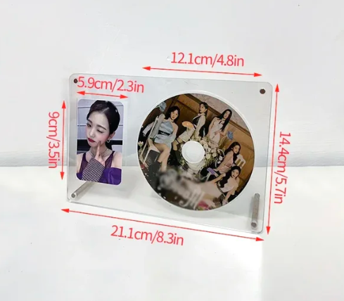 Acrylic Stand for CD + Photocard