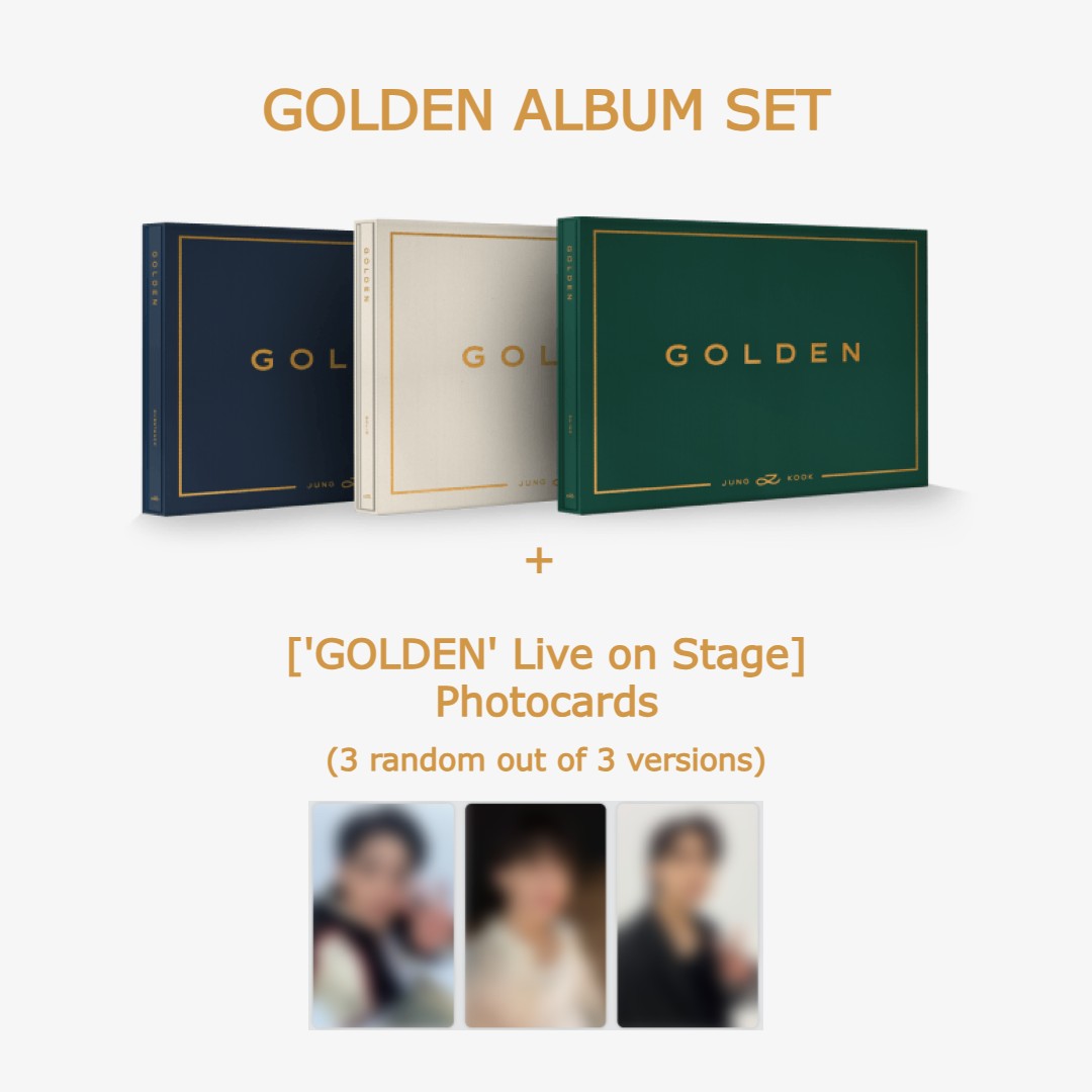 ['GOLDEN' Live on Stage] 'GOLDEN' (Set) + Photocards