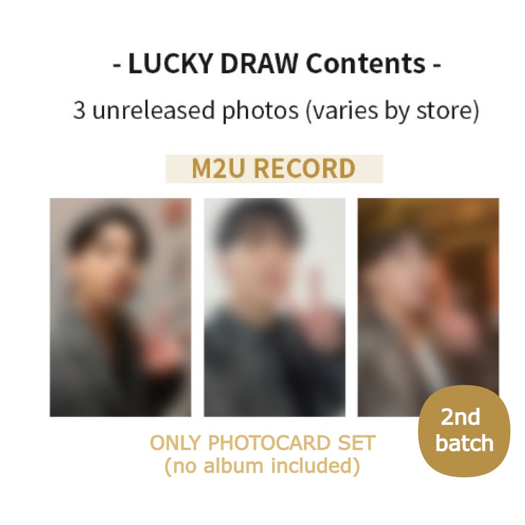 2nd GOLDEN Lucky Draw M2U (photocards only)