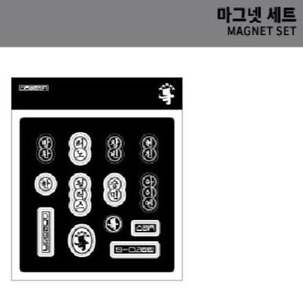 Popup Store Magnet Set