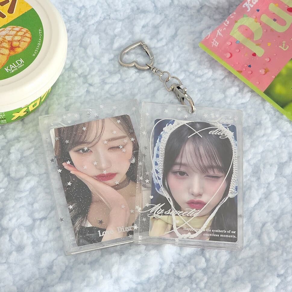 Daiso Photocard Keyring Holder 5.6 x 8.8 cm