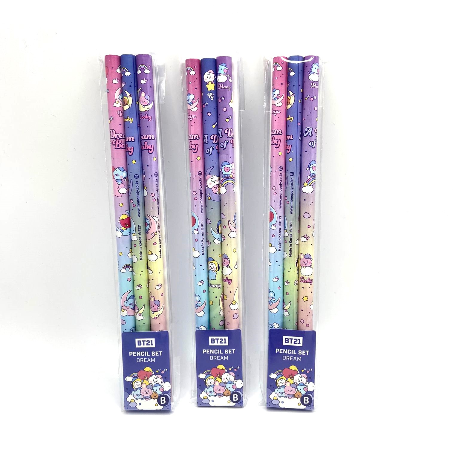 Pencil Set Dream - 3pcs