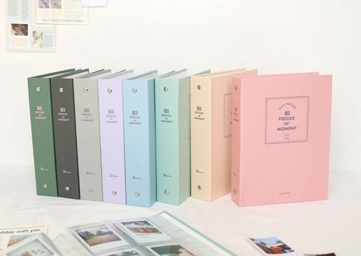 Small Photo Studio Polaroid Pocket Album ( Random Color )