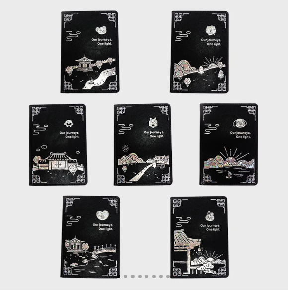 BT21 HOLOGRAM PASSPORT CASE
