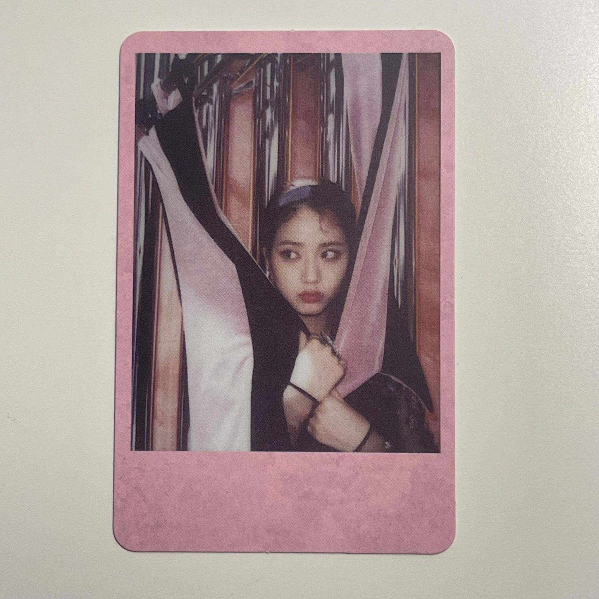 KILL THIS LOVE PHOTOCARD OFFICIAL PINK VER 2 - JISOO - BLACKPINK