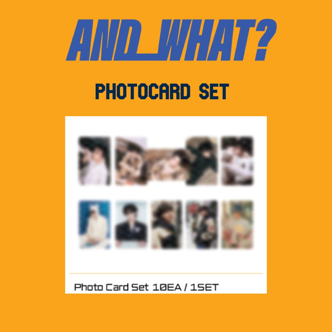 AND_WHAT? Exhibition Photo Card Set 