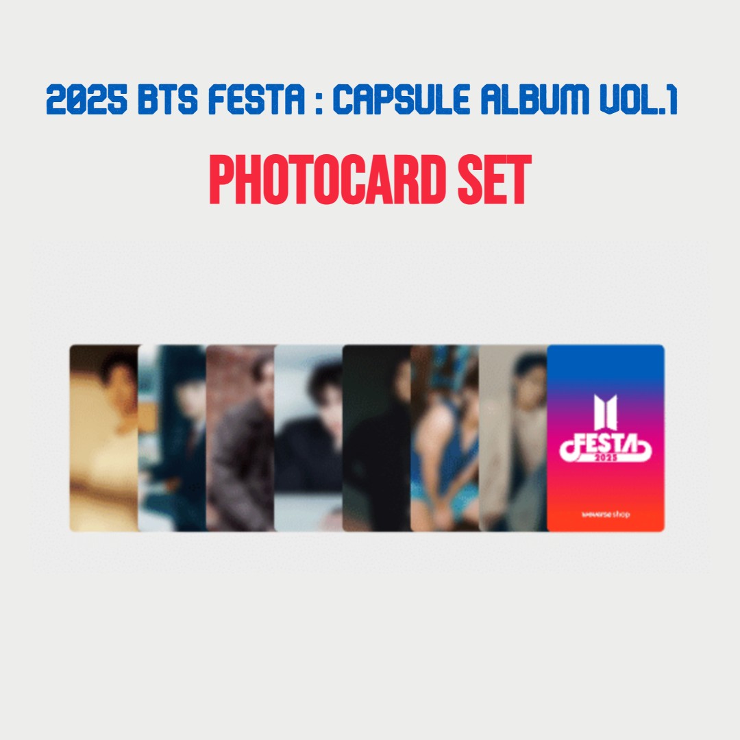 2025 BTS FESTA: Capsule Album Photocard Set