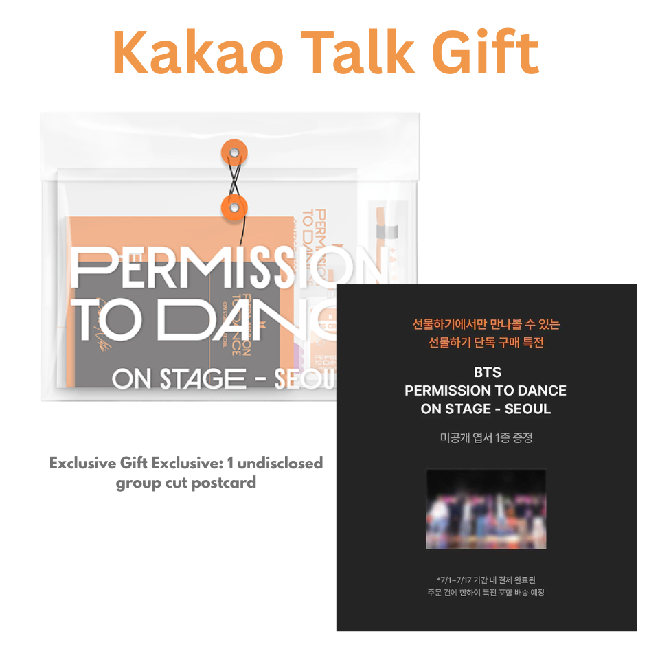 BTS BTS PERMISSION TO DANCE ON STAGE - SEOUL (DIGITAL CODE) Kakao Talk Gift
