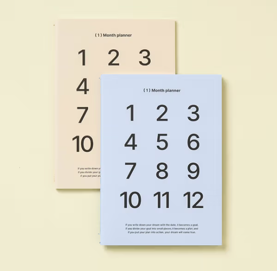 Luca Lab One Month Planner A6 (2 pieces)