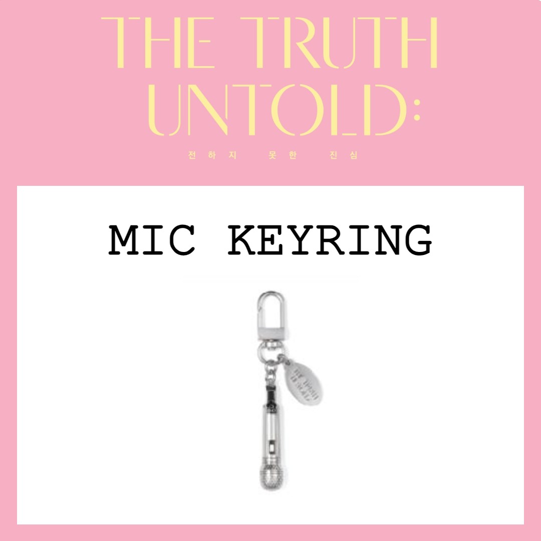 The Truth Untold Merch - Mic Keyring