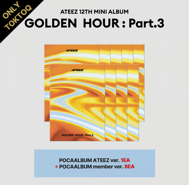 [ PRE ORDER] [GOLDEN HOUR : PART 3] Young Farmer SET Ver. + ATEEZ OFFICIAL PLATFORM POB