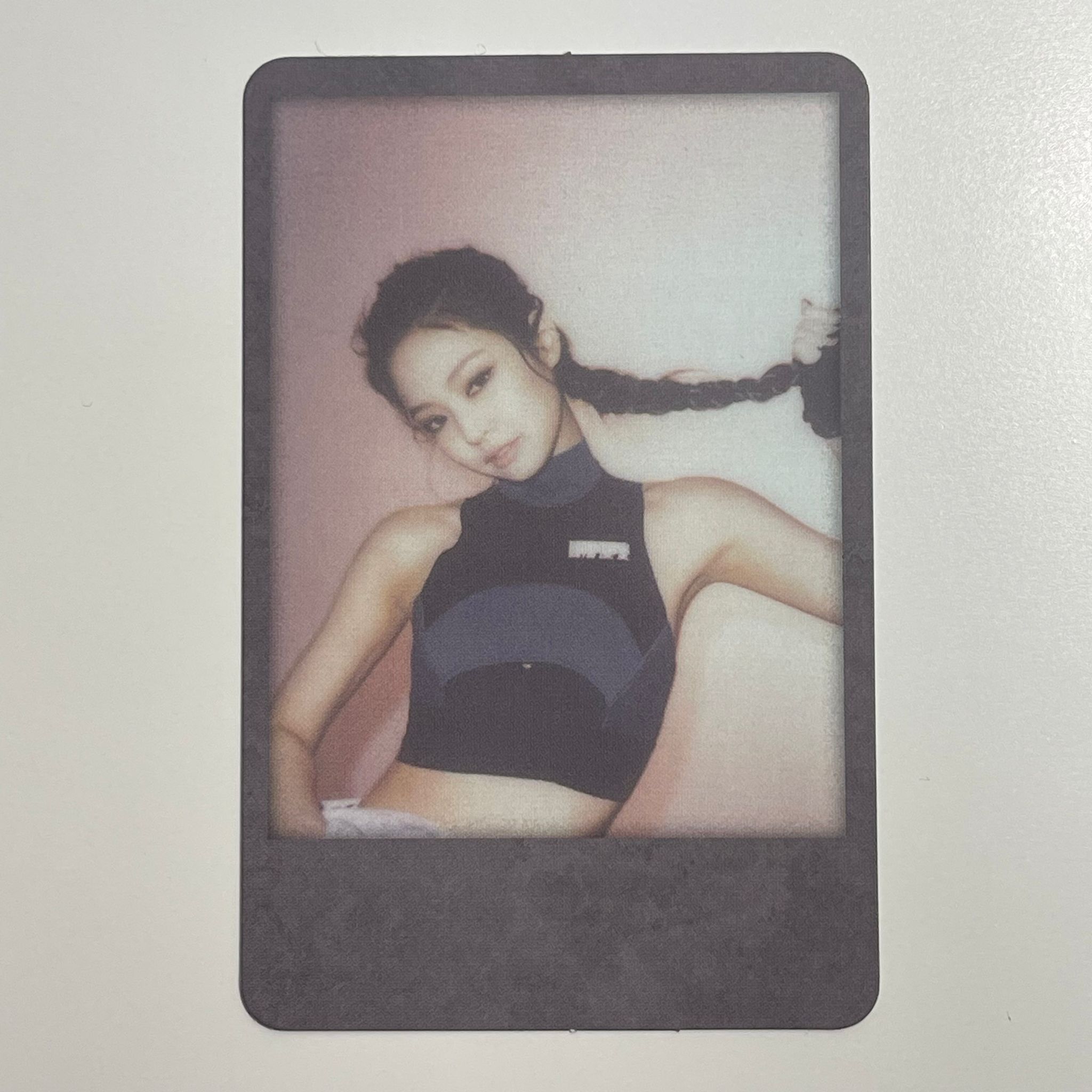 KILL THIS LOVE PHOTOCARD OFFICIAL - BLACK VER 2 - JENNIE