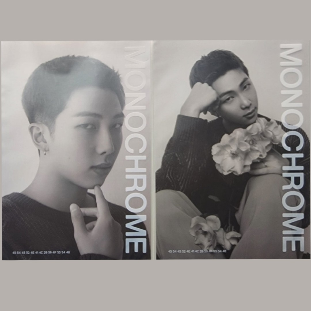 Monochrome POPUP Printed Photo RM Ver 1,2 SET