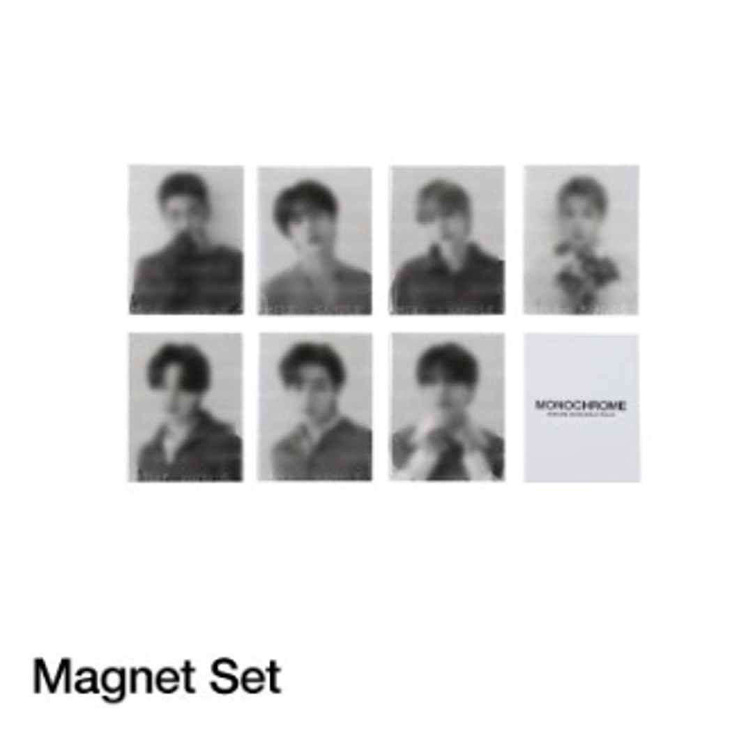 Monochrome POPUP Store Magnet Set