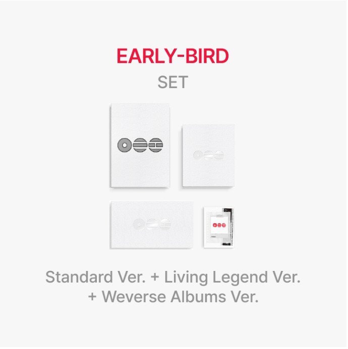 [EARLY-BIRD] 'ARIRANG' (Set) + 'ARIRANG' (Living Legend Ver.) + 'ARIRANG' (Weverse Albums ver.) Set + Weverse Early Bird