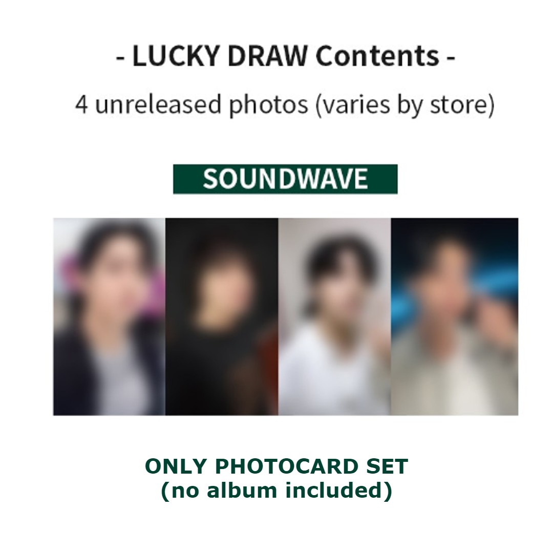 GOLDEN Lucky Draw Soundwave (photocards only)