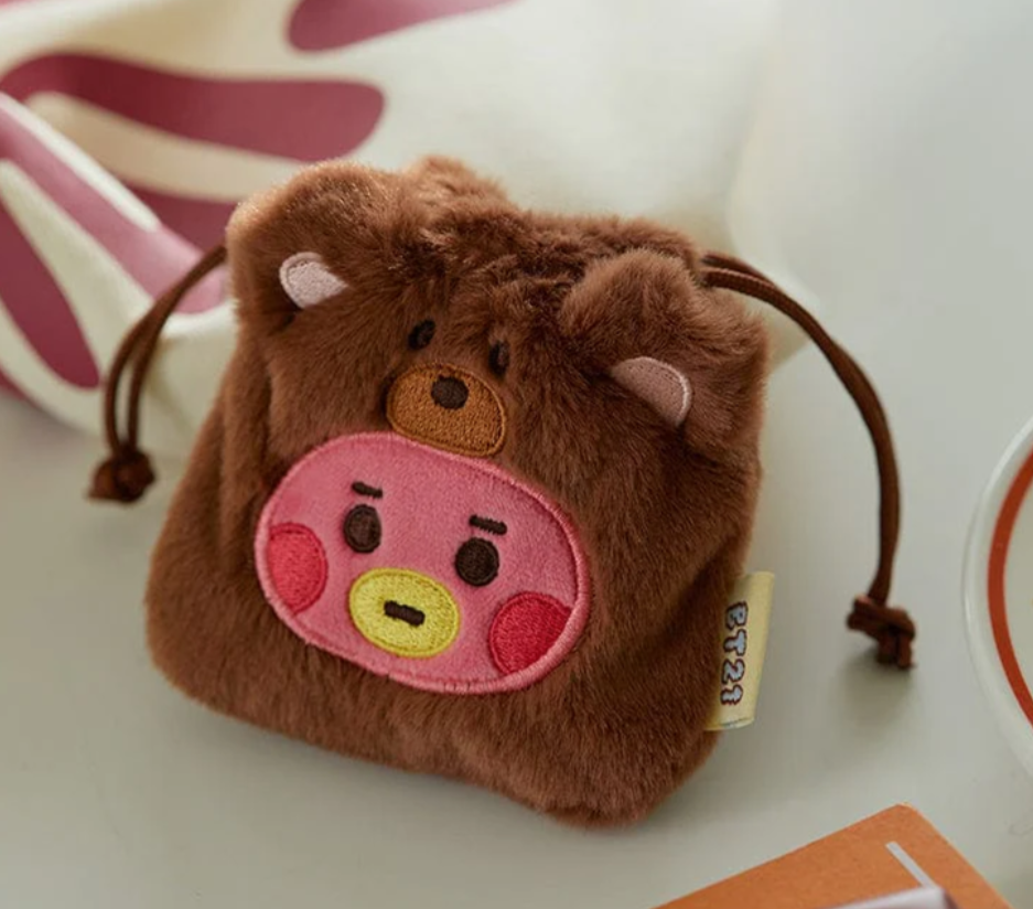 TATA BABY MINI BAG CHARM POUCH FLUFFY