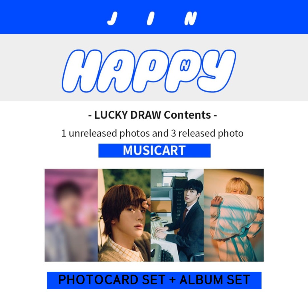 'Happy' Lucky Draw Musicart Album Set + Photocard Set