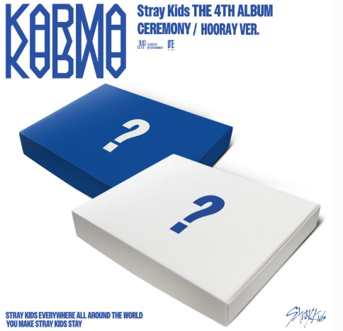 [PRE ORDER] THE 4TH ALBUM KARMA (CEREMONY VER., HOORAY VER.) (SET)+ FANS POB