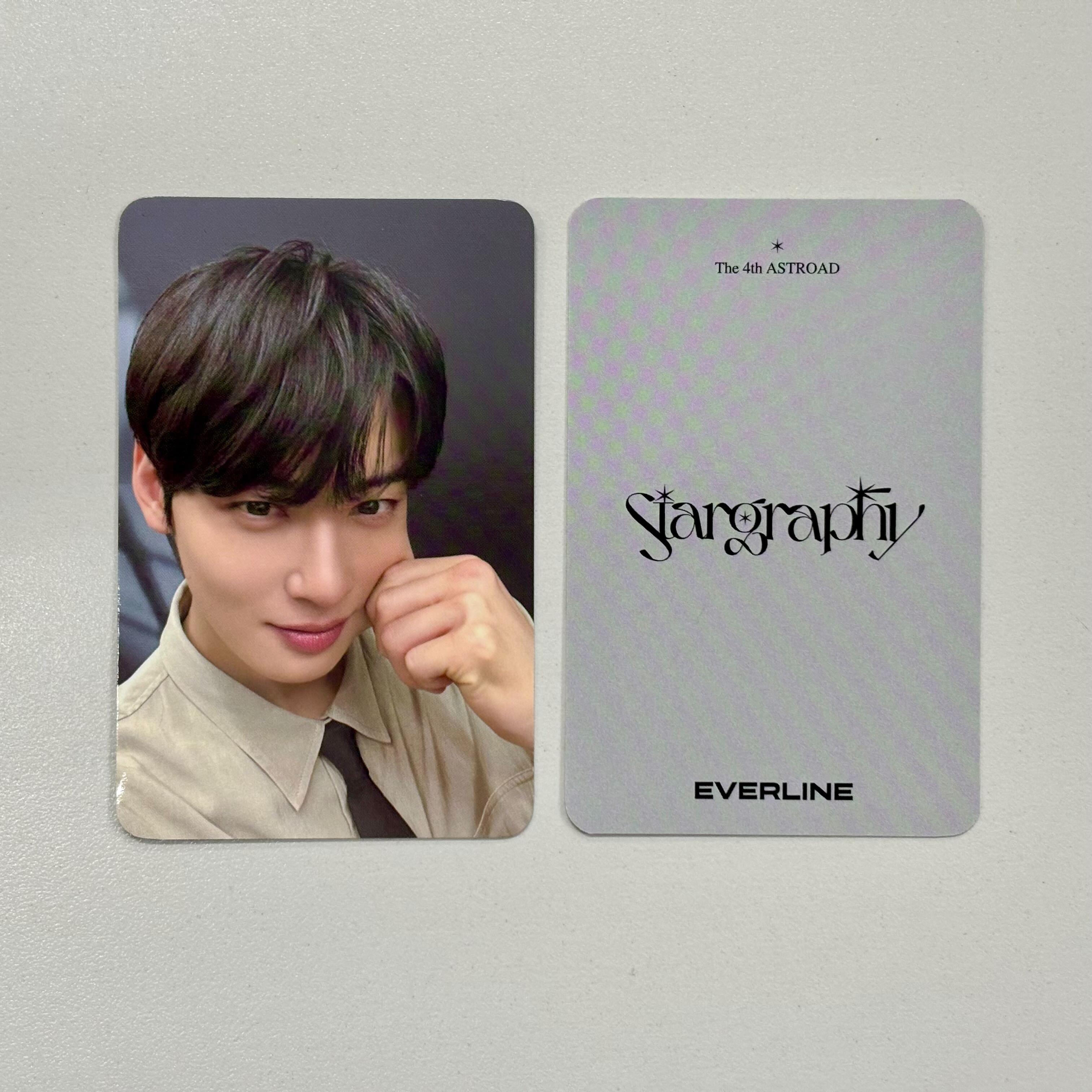Astro EVERLINE STARGRAPHY SPECIAL EVENT PHOTOCARD - CHA EUN WOO