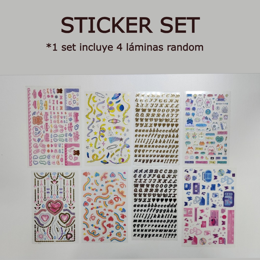 Top Loader Sticker Set (4 random designs)