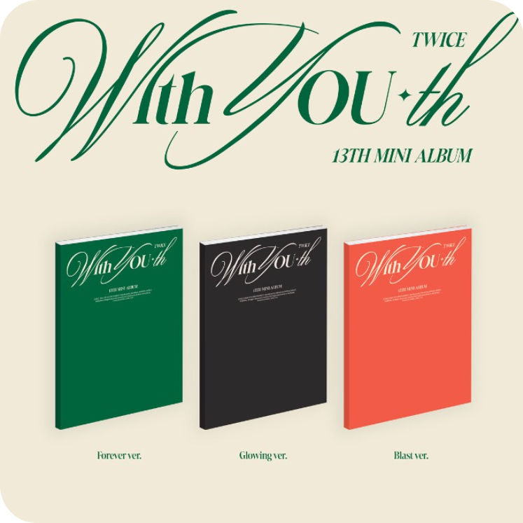 (Random) 13th Mini Album With YOU-th  + JYP POB