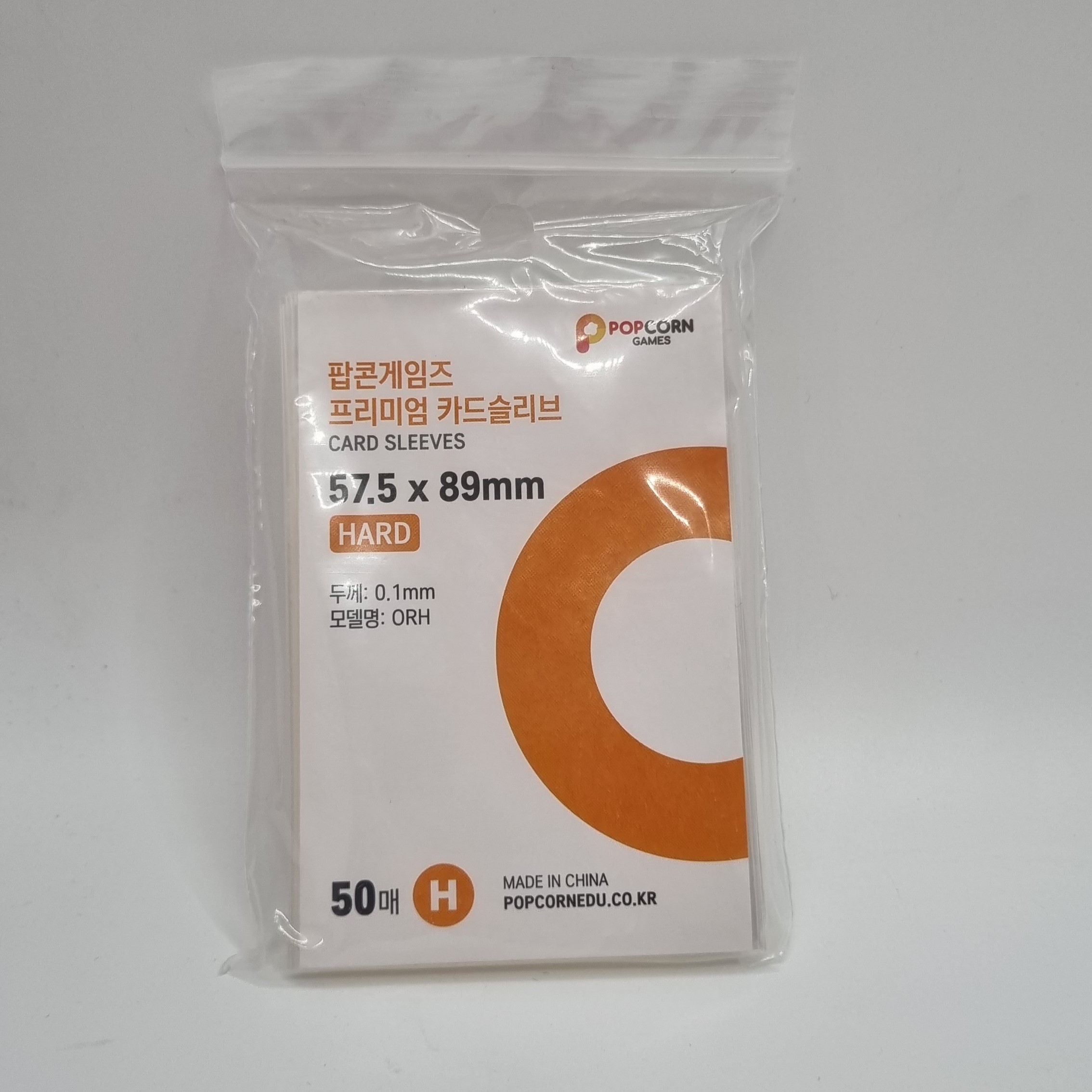 Photocard Sleeves Hard 57.5x89mm (Set of 10 packs - 50 pieces each) 