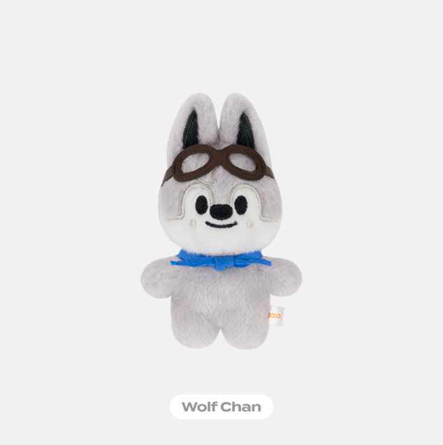 SKZOO PLUSH 10CM Ver. - 'PILOT : FOR ★★★★★  WOLF CHAN 
