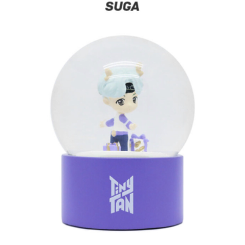 TinyTAN Purple Holidays Snowball - SUGA