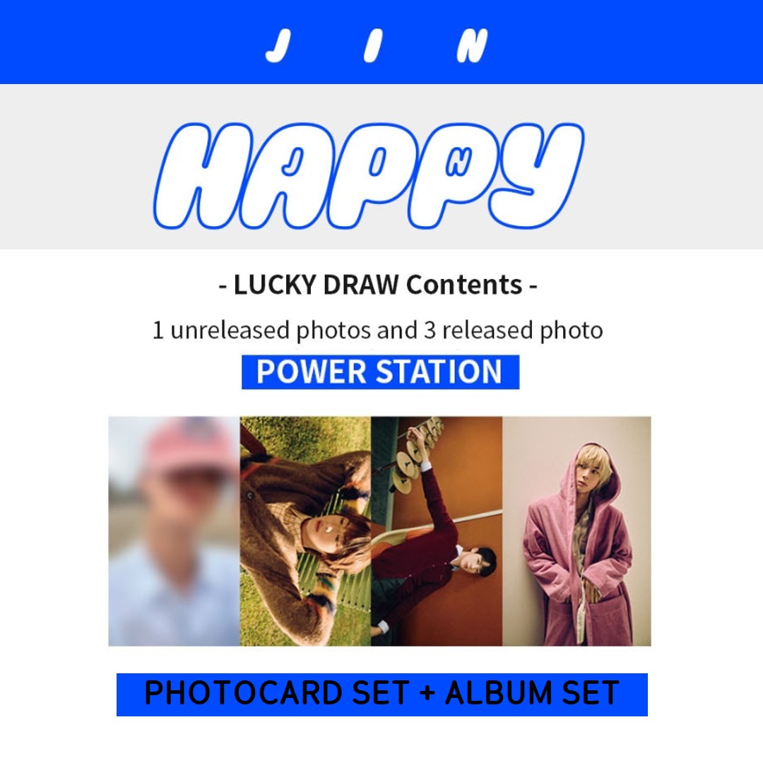 'Happy' Lucky Draw Power Station Album Set + Photocard Set