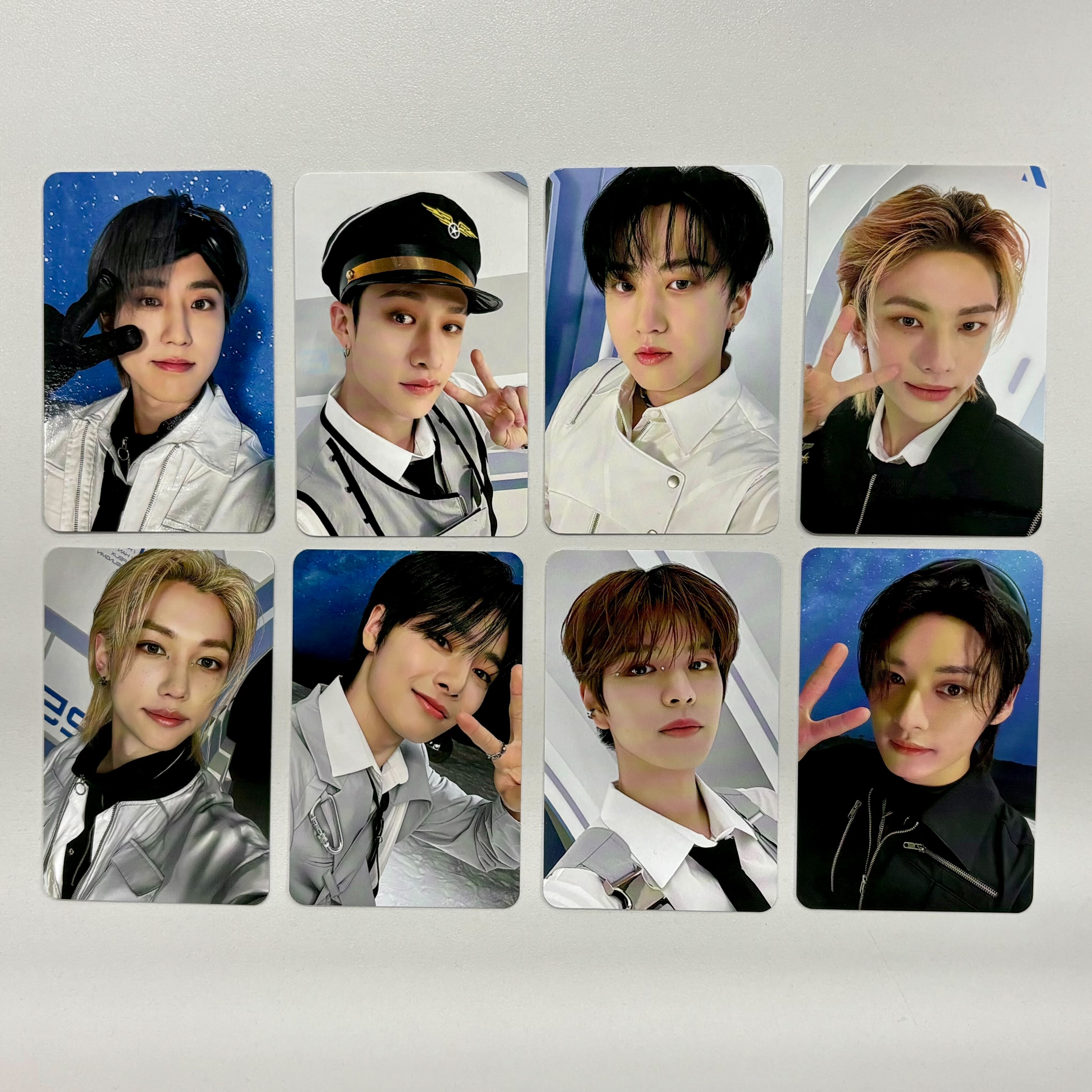 OFFICIAL PHOTOCARD STRAY KIDS 3RD Fan Meeting PILOT : FOR ★★★★★ ( A VER. SET)