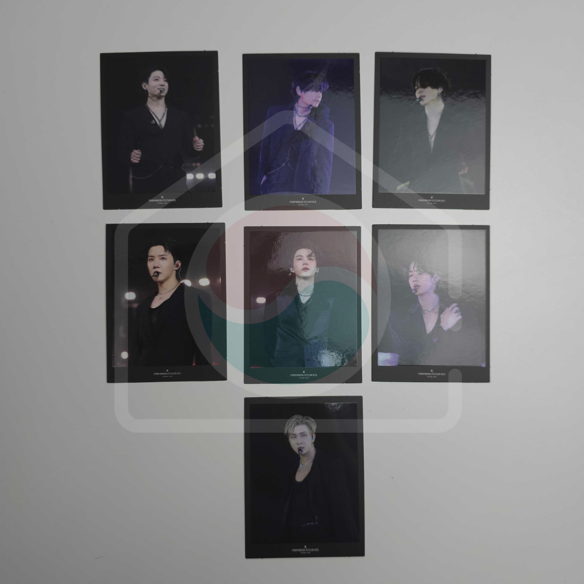 PERMISSION TO DANCE ON STAGE-LIVE Weverse POB Set of 7 mini postcards
