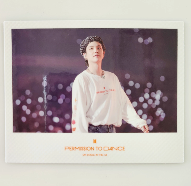 BTS PTD PERMISSION TO DANCE ON STAGE IN THE US - POLAROID - SUGA