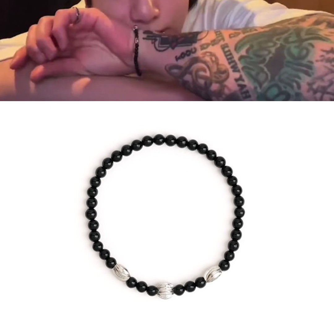 Delixir Thin Onyx Layered Bracelet - As used by JungKook