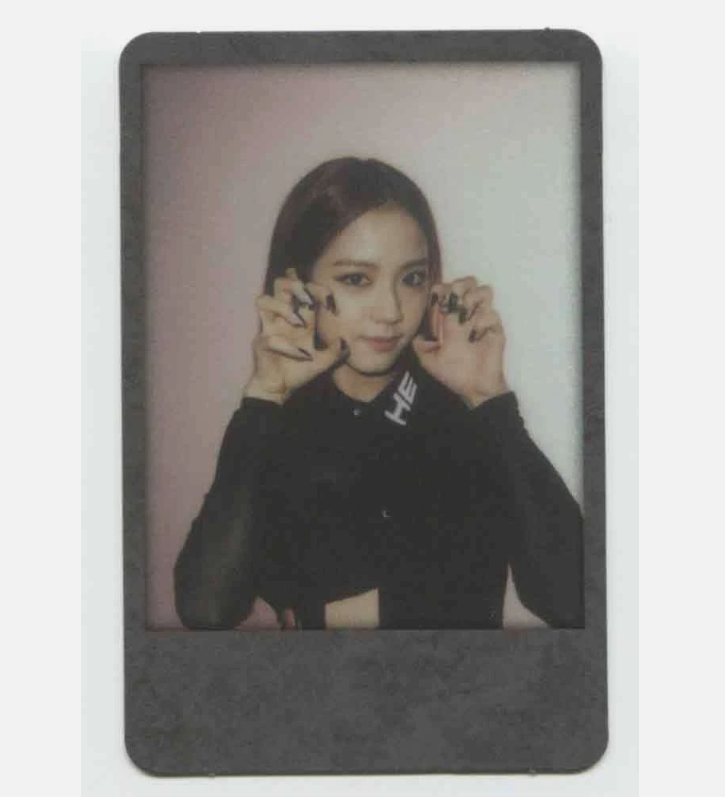 KILL THIS LOVE PHOTOCARD OFFICIAL - BLACK VER 1 - JISOO